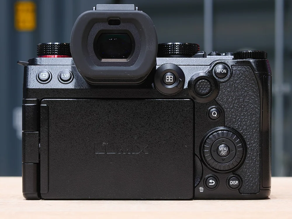Rear view of a Panasonic Lumix G9II camera.